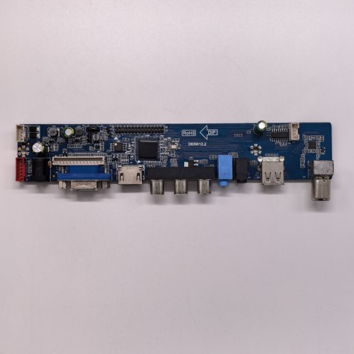 跨境专用 液晶电视机主板 D63W12.2 数字制式DVB-T2 TNT DVB-C