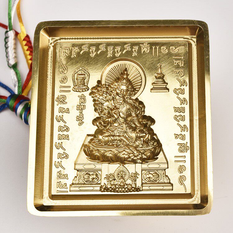 藏式纯铜雕刻精品佛像擦擦摆件