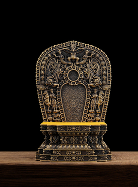 藏式民族风纯铜10公分佛台底座