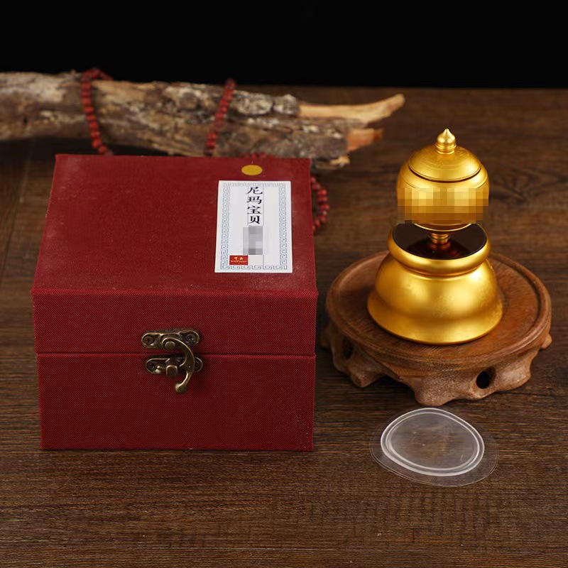 太阳能尼玛宝贝车载转动轮八吉祥