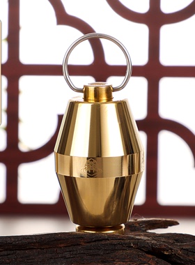 纯铜慈简转轮绿度母微缩经文摆件