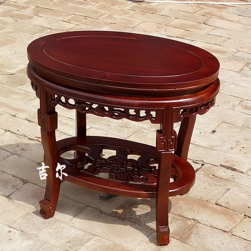 实木花架中式仿古客厅鱼缸盆景架子整装奇石底座特价包邮木质花几