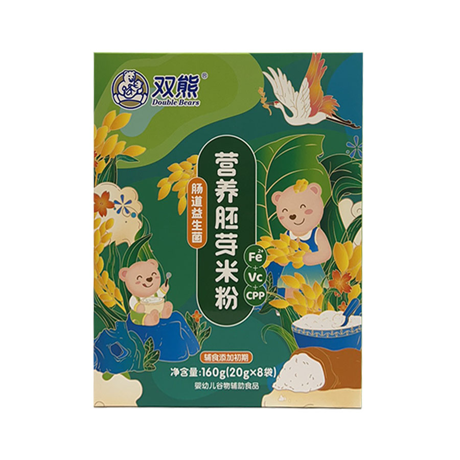 双熊营养胚芽米粉肠道益生菌16米粉/米糊