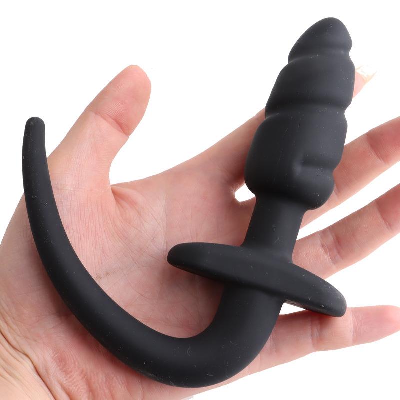 按摩器狗缓解硅胶局部按摩器男女局部拉条菊部门滑动按摩放松自律