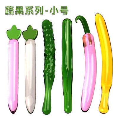 Glass-made female masturbation toy fake phallus adult produc