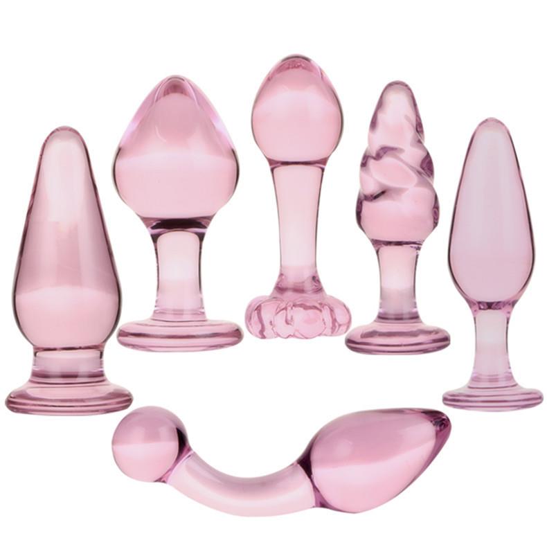 放松女用玻璃水晶粉红局部按摩器放松解压新款玩具琉璃按摩器缓解