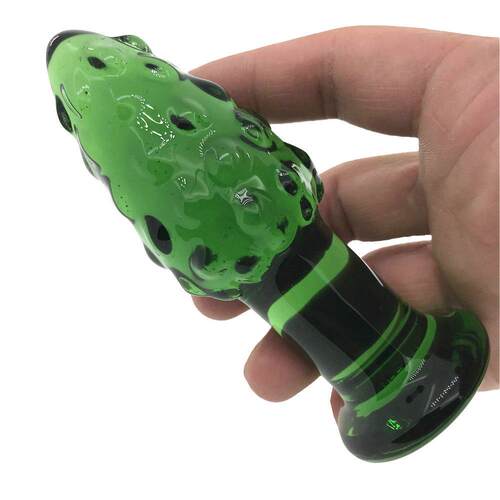 Glass-made femalemasturbation toy fake phallus adult product
