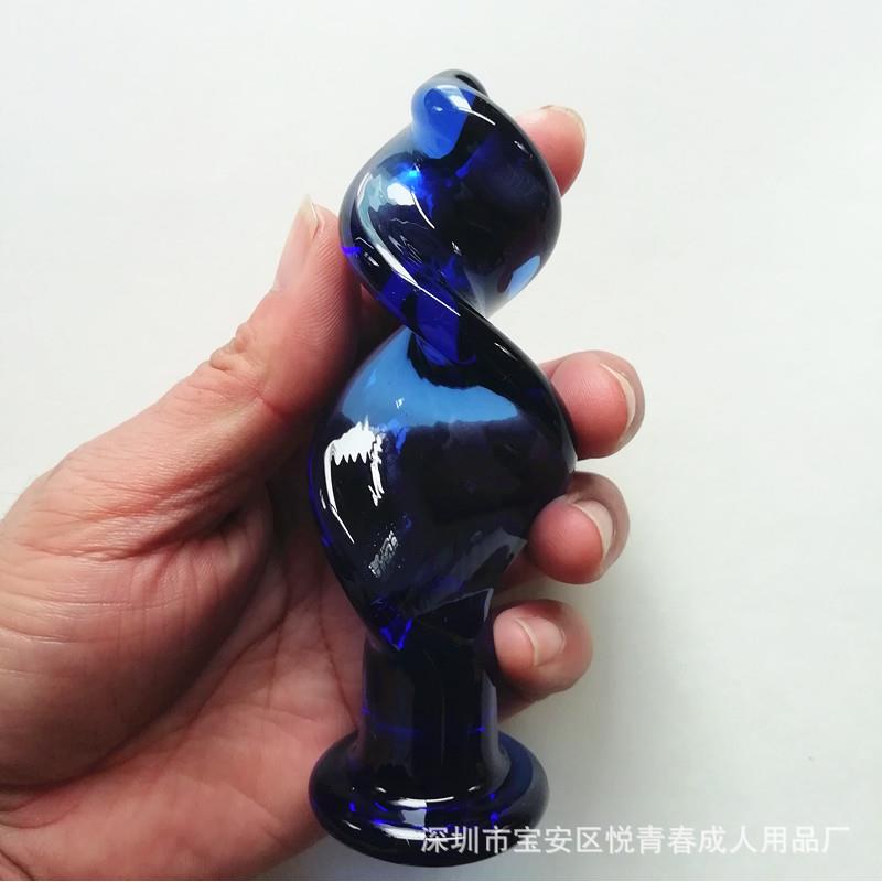 水晶玻璃螺纹器器按摩器局部放松女用女用器器按摩新款解压夫妻解