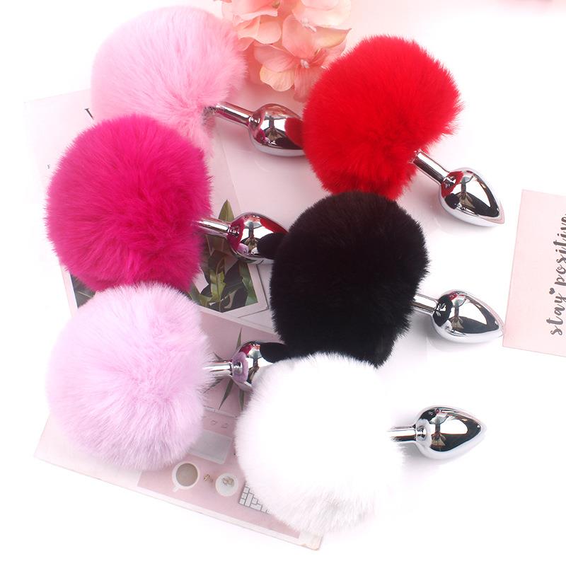 狐狸金属缓解按摩器狗缓解局部塞白狐狸放松玩具菊部门塞外贸缓解