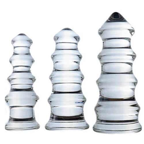 Glass-made female masturbation toy fake phallus adult produc