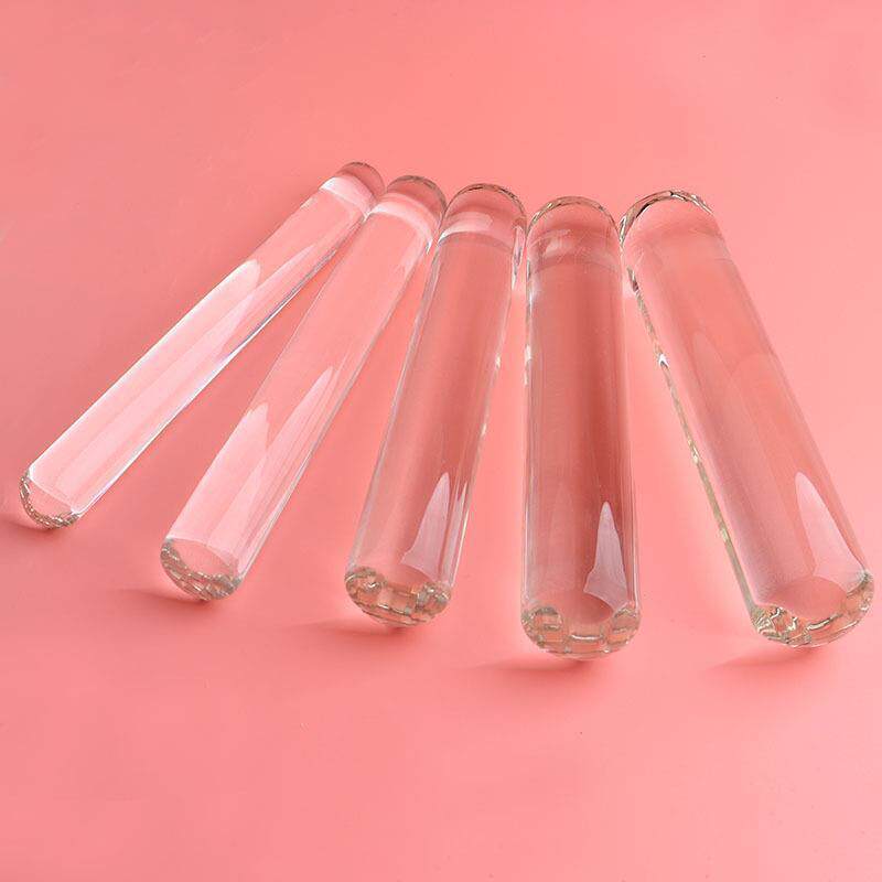 圆柱玻璃器直器器器女用大号水晶按摩器按摩器局部按摩自律放松解