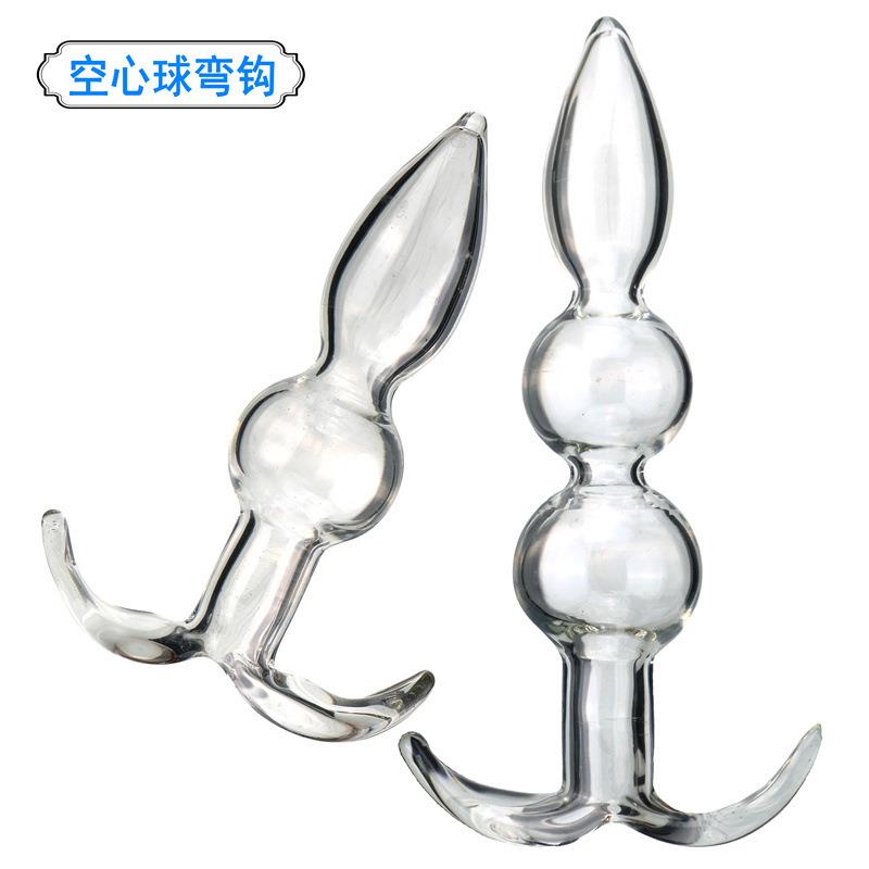 空心玻璃拉条玻璃按摩器男用器具女用按摩器新款解压按摩解压放松