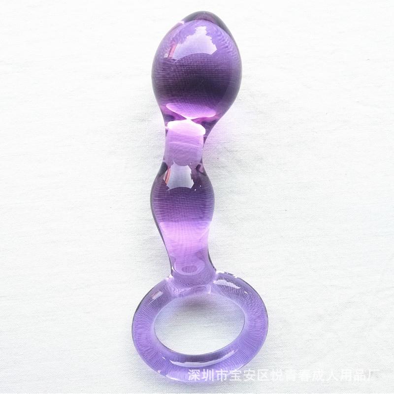 拉环玻璃器器迷你小器器迷你小按摩器男用拉条局部扩菊部器 按摩