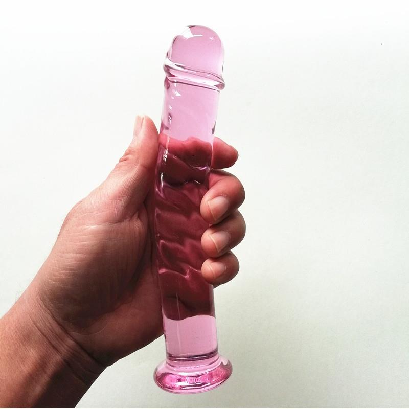 玻璃按摩器按摩解压水晶女用器具器器手动新款玩具男女通用琉璃器