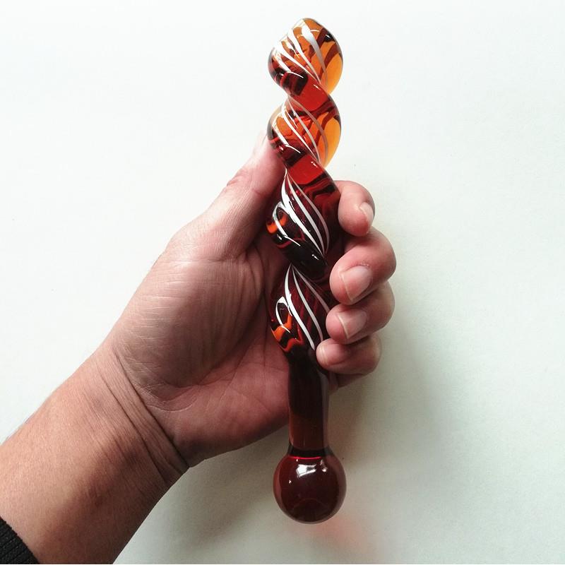 女用放松玻璃水晶自局部按摩器放松解压新款玩具琉璃瓢把子缓解压