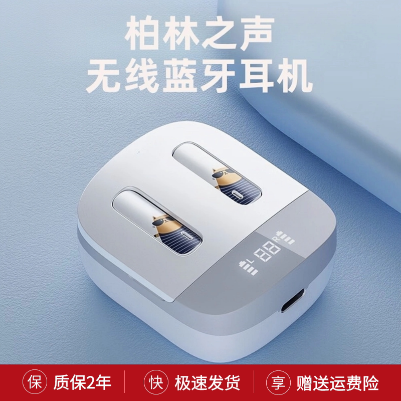 德国柏林声真无线蓝牙耳机2024新品高音质降噪隔音入耳式长续航