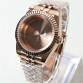 With Calendar-Rose Gold-Dense Bottom