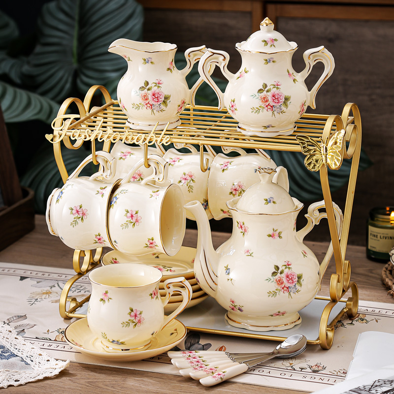 欧式中古茶壶杯子套装
