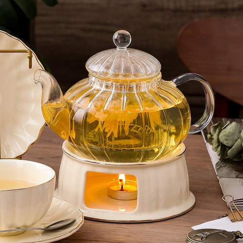 玻璃套装创意欧式耐热过滤花茶壶