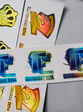 csgo贴纸cs2印花全息镭射泰坦周边车贴皇冠s1mple载物niko大眼