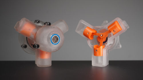 3缸星型空气动力引擎(3D打印文件)