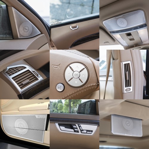 奔驰老款S级改装车门柏林喇叭罩