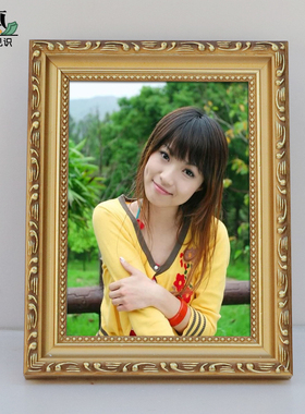 简约现代实木相框摆台6 8 10寸 洗照片做成照片画框挂墙定制尺寸