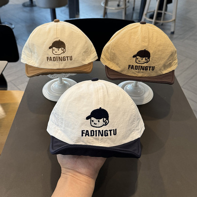 婴儿鸭舌帽软檐遮阳帽