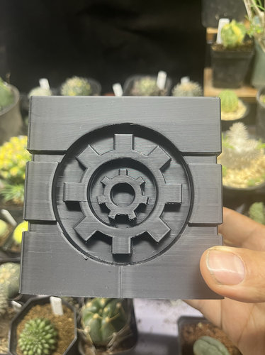 块根花盆3d打印花盆潮玩仙人球多肉花盆s19齿轮