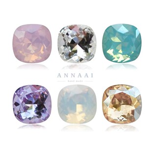 二、花式石 4470肥方10mm美甲钻华子堆钻冰川摩卡闪烁彩饰品