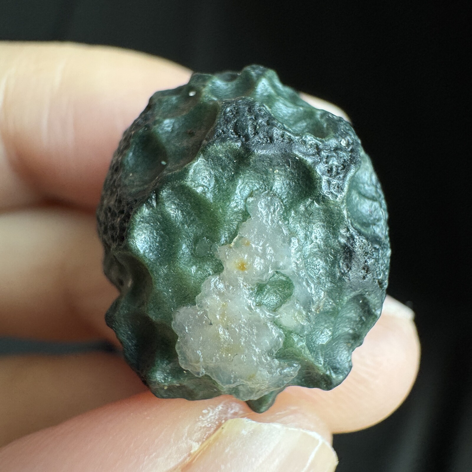 2cm 眼睛石 天然戈壁玛瑙原石-4052