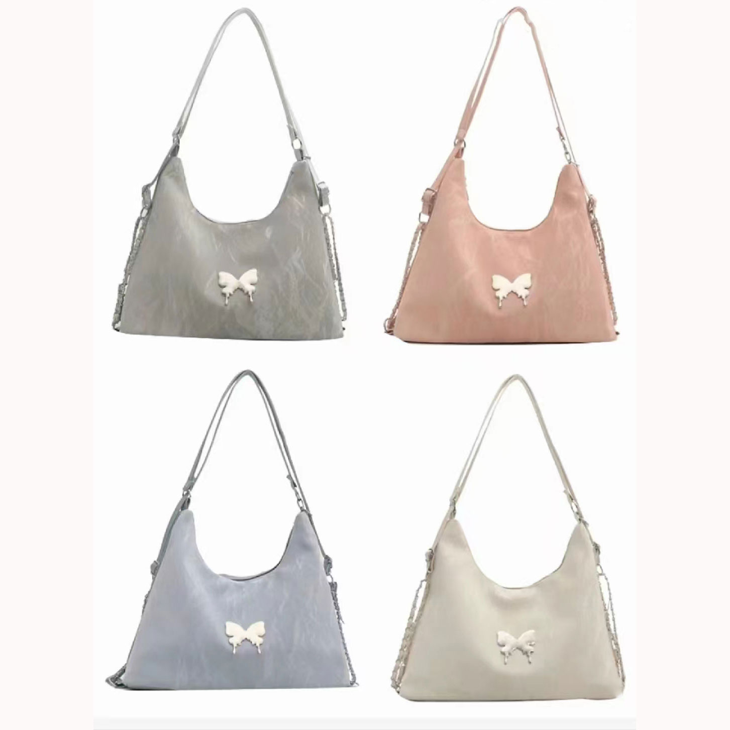 蝴蝶托特包女单肩斜挎腋下包