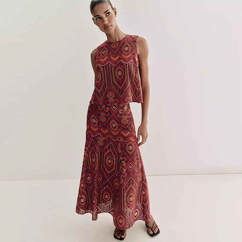 ZA 2026夏季新款女装无袖上衣 2460903 330 迷笛裙 2462903 330