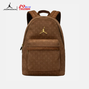 JORDAN乔丹双肩包AJ老花包大容量电脑包学生书包休闲运动旅行背包