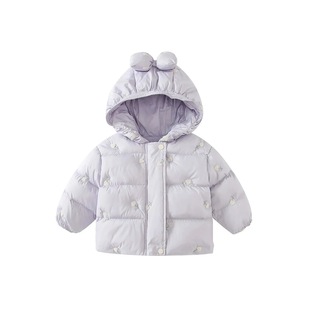 加绒外套小童洋气加绒棉衣冬季 女宝宝韩版 棉袄棉服 冬装 m311新款