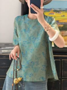顺丰包邮…高端女装设计师系列高级定制衬衫如（不退不换）