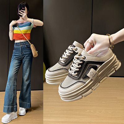 2026厚底增高半拖夏季新款韩版ins女休闲运动百搭板鞋街拍CY711