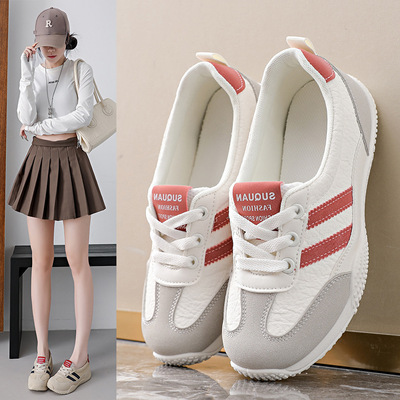 K1521绝美超轻德训阿甘鞋子女2026新款春一脚蹬百搭休闲运动鞋