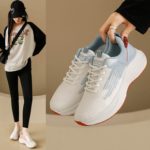 新款 休闲鞋 运动鞋 学生运动跑步鞋 厚底增高K2558 女2026春季 ins韩版