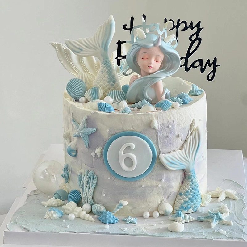 海洋主题生日甜品台装饰摆件美人鱼女孩海螺贝壳鱼尾纸杯装扮,节庆用品/礼品,节日装扮用品,淘宝优惠券,粉丝福利购,淘宝优惠卷