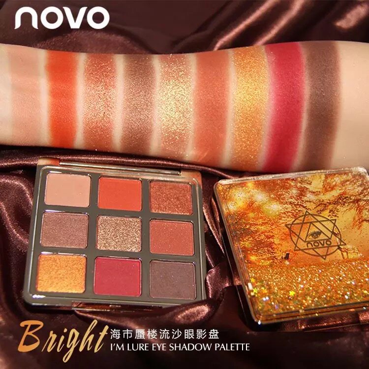 NOVO海市蜃楼流沙眼影盘9色眼影大地色眼影盘  多色盘眼影|msdalam kategori Alat solek/minyak wangi/kecantikan, Pembayang mata - dari Buy2taobao.com untuk memberikan perkhidmatan ejen Taobao profesional membeli