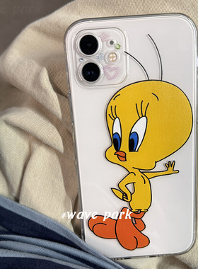 海浪公园【拍三免一】卡通人物崔弟适用于iPhone15promax手机壳tpu透明软壳三星s24