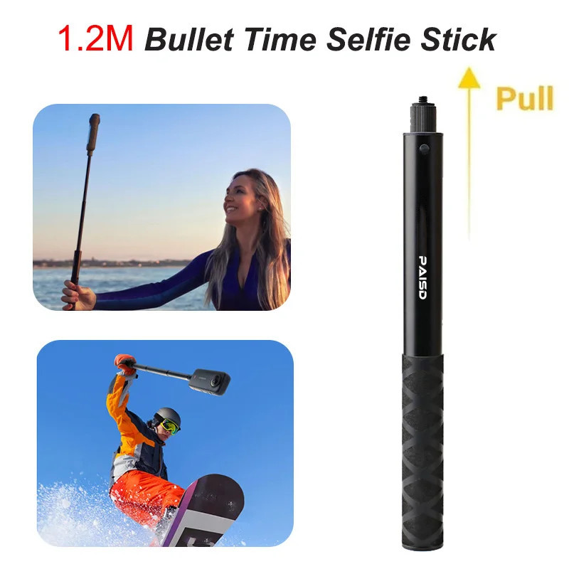 升级加强二代新款insta360X3运动相机1.2M直拉隐形自拍杆
