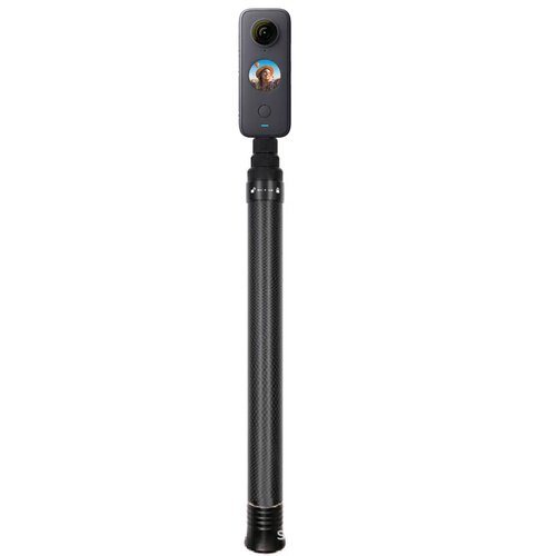 1.5m可调节碳纤维超轻自拍杆 适用insta360 one x2/one r/gopro