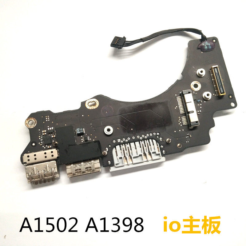 苹果笔记本电脑13pro1502a1398 io小主板usb hdmi 接网卡插口排板