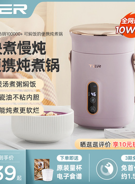 TER小电炖锅煮粥神器家用多功能迷你便携炖煮锅煲汤熬粥宝宝辅食