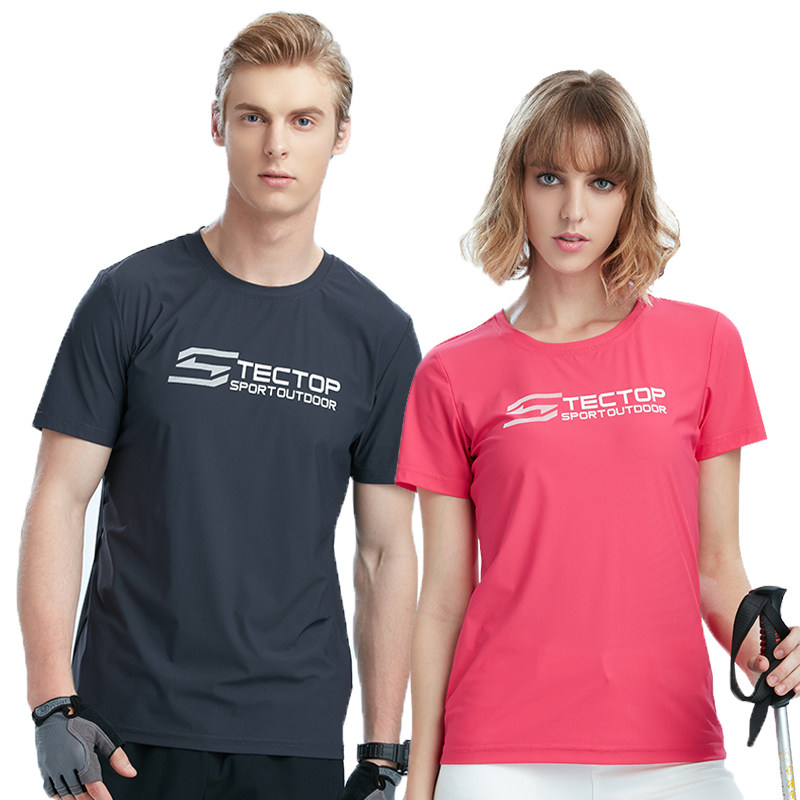 探拓新品夏季情侣弹力透气圆领短T   男女清爽舒适快干衣运动短袖在类目 户外/登山/野营/旅行用品, 户外服装, 速干衣裤, 速干T恤中 - 来自Buy2taobao.com提供专业的淘宝代购服务