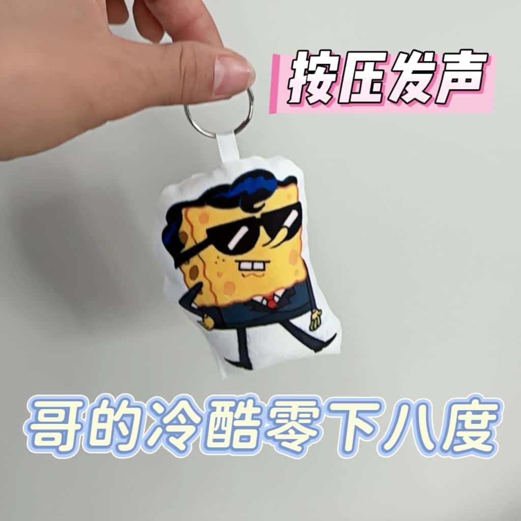哥的冷酷零下八度语音钥匙扣