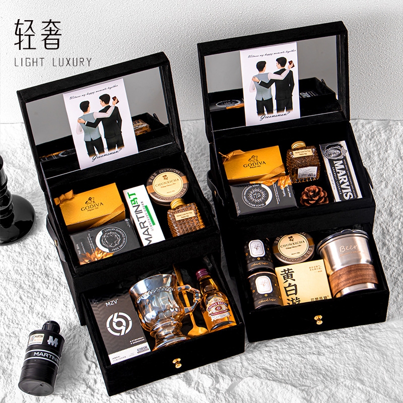 伴郎伴手礼婚礼实用小众男士高级感公司商务新郎结婚送兄弟团礼盒