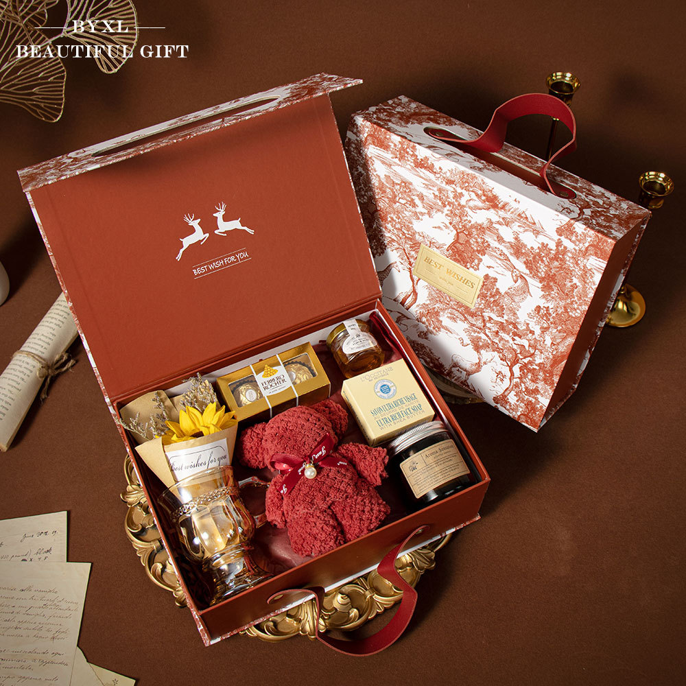 伴娘伴手礼女结婚新娘姐妹团实用回礼宾客套装轻奢礼盒复古森系